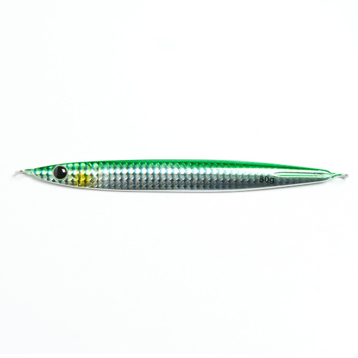 Zeake R_SARDINE LONG 80g 142mm : 80g RS LONG 80g RSL019 GREEN SILVER - Britannic Trade