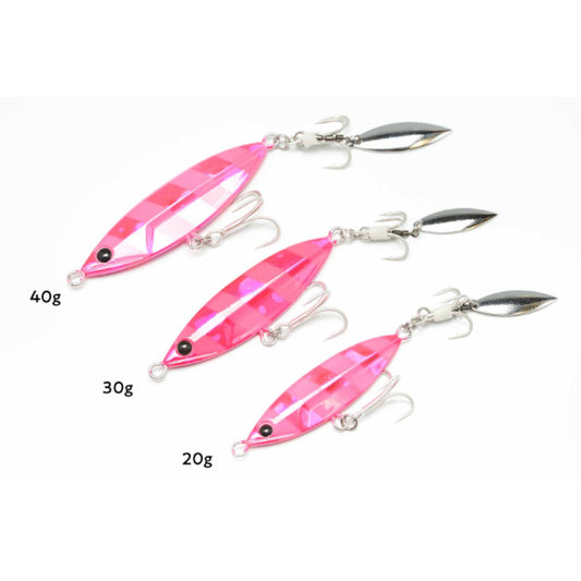 Zeake B_ZAPPER 40g 67mm : 40g BZ001 SILVER GLOW BAIT saltwater fishing lure — photo 2