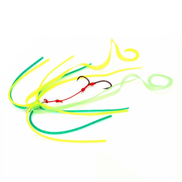 RISE JAPAN NAMIDAMA UNIT CURLY #YCS03 CHART YELLOW saltwater fishing lure