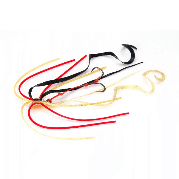 RISE JAPAN NAMIDAMA UNIT CURLY #YCS06 GOLD BLACK saltwater fishing lure