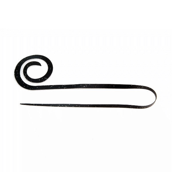 RISE JAPAN NAMIDAMA NECKTIE CURLY #NC07 BLACK saltwater fishing lure