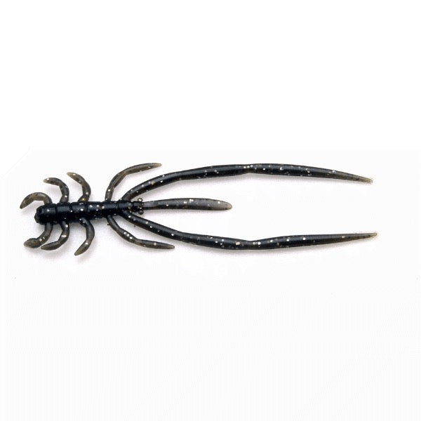 RISE JAPAN NAMIDAMA TRAIER BOTTOM SPIDER #TBS07 BLACK SILVER GLITTER saltwater fishing lure