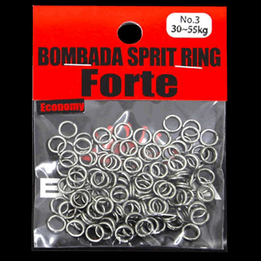 BOMBADA SPRIT RING FORTE (Economy P) No.2 (130 pcs/pack) fishing terminal tackle — photo 2