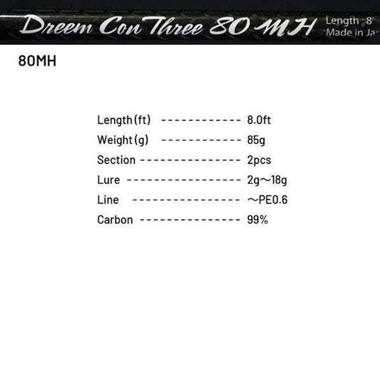 Dreem UP Dreem Con Three 80MH (Spinning) - Britannic Trade