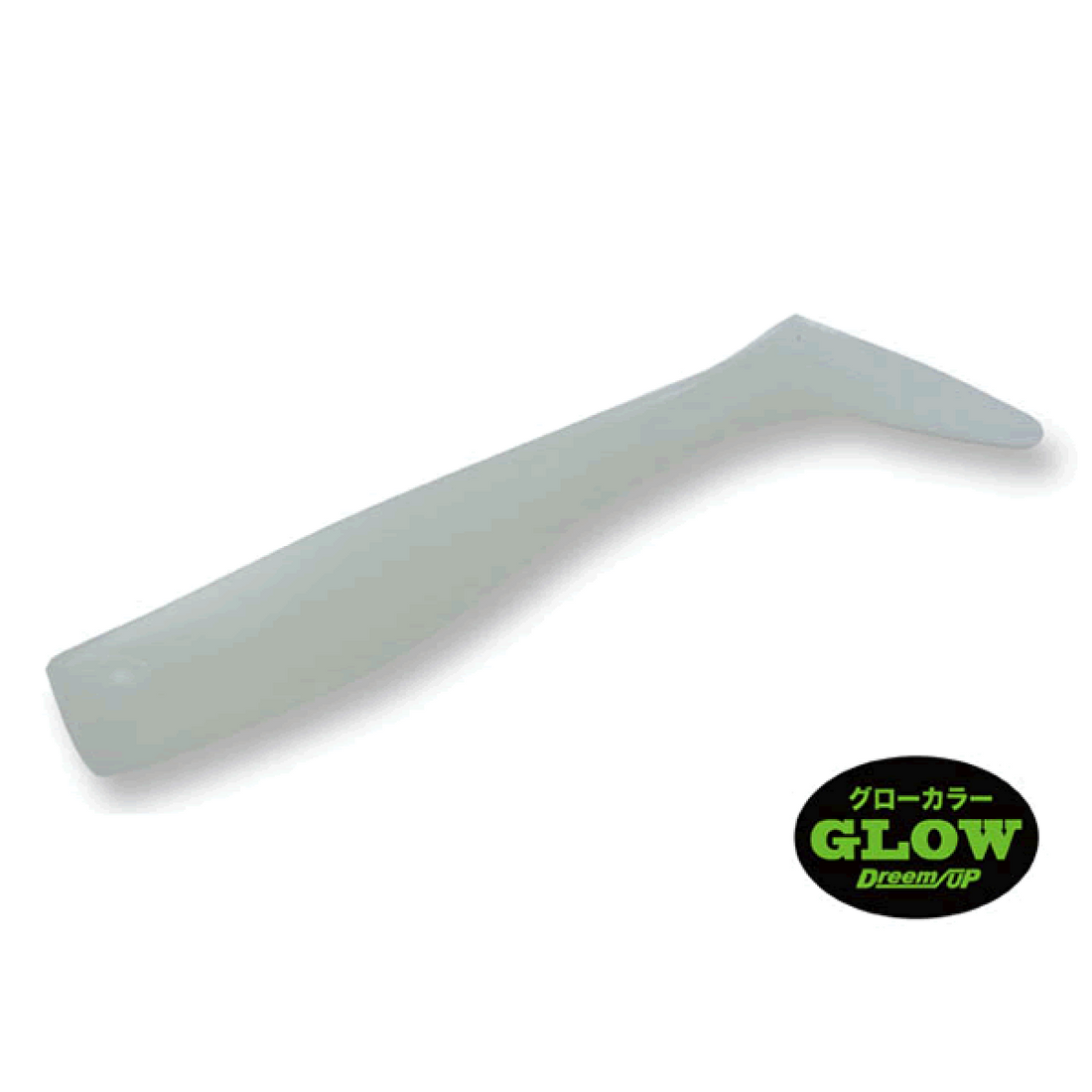 Dreem UP Petit SHAD 2.5" (7 pcs/pack) #01 UV WHITE GLOW saltwater fishing lure