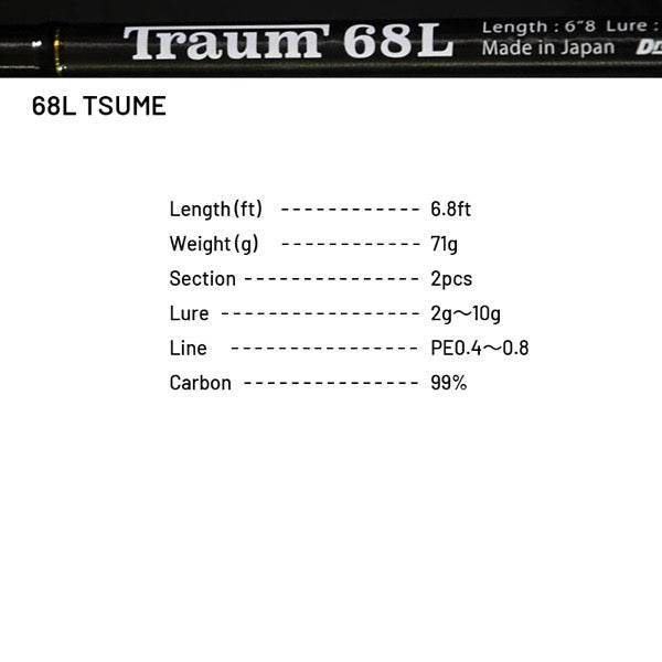 Dreem UP Traum 68L TSUME (Spinning) - Britannic Trade
