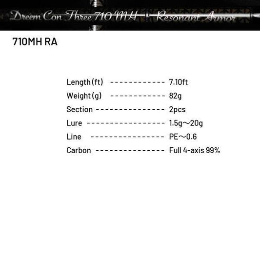 Dreem UP Dreem Con Three 710MH RA (Spinning) - Britannic Trade