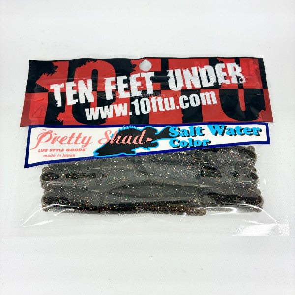 TEN FEET UNDER PRETTY SHAD SW 3.6" (6 pcs/pack) #6 TEIBOU GANI