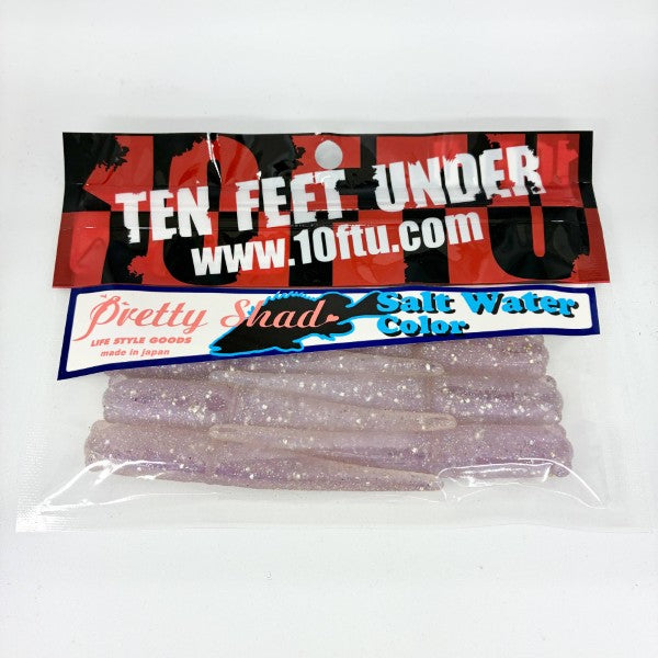 TEN FEET UNDER PRETTY SHAD SW 3.6" (6 pcs/pack) #7 KATAKUCHI IWASHI