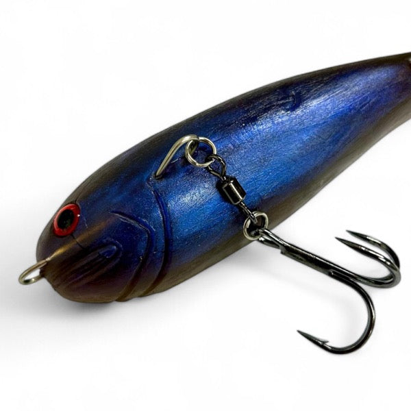 TEN FEET UNDER HB DEAD SLOLL 17.5cm : 51g #1 OYSTER BLUE freshwater fishing lure — photo 2
