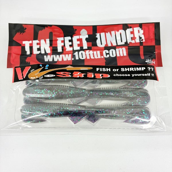 TEN FEET UNDER V-Skip 4.8" (6 pcs/pack) #20 JUNBAGU PURPLE