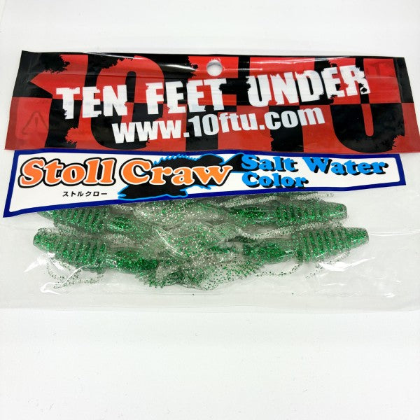 TEN FEET UNDER STOLL CRAW SW 3.5" (6 pcs/pack) #1 MIZUNO ISU