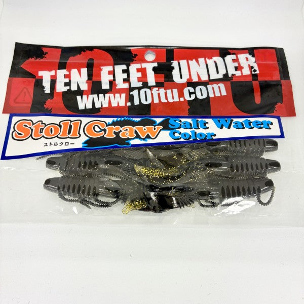 TEN FEET UNDER STOLL CRAW SW 3.5" (6 pcs/pack) #2 KURO KIN SP