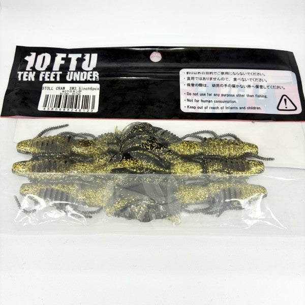 TEN FEET UNDER STOLL CRAW SW 3.5" (6 pcs/pack) #2 KURO KIN SP