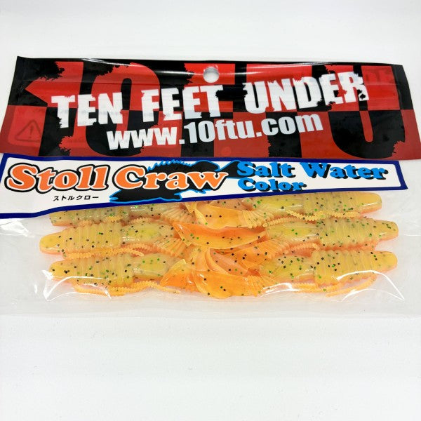 TEN FEET UNDER STOLL CRAW SW 3.5" (6 pcs/pack) #6 YUBARI MERON