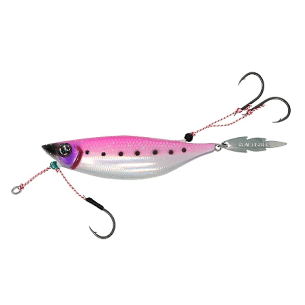 REAL FISHER AJIGO SLOW 120g SARDINE PINK saltwater fishing lure
