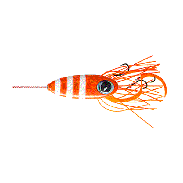 REAL FISHER IKA RABA 80g ZEBRA ORANGE saltwater fishing lure
