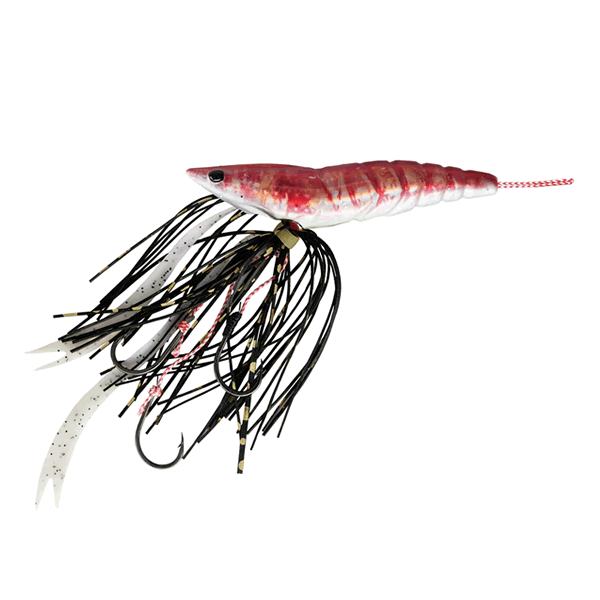 REAL FISHER EBI RABA 200g UV RED SHRIMP saltwater fishing lure