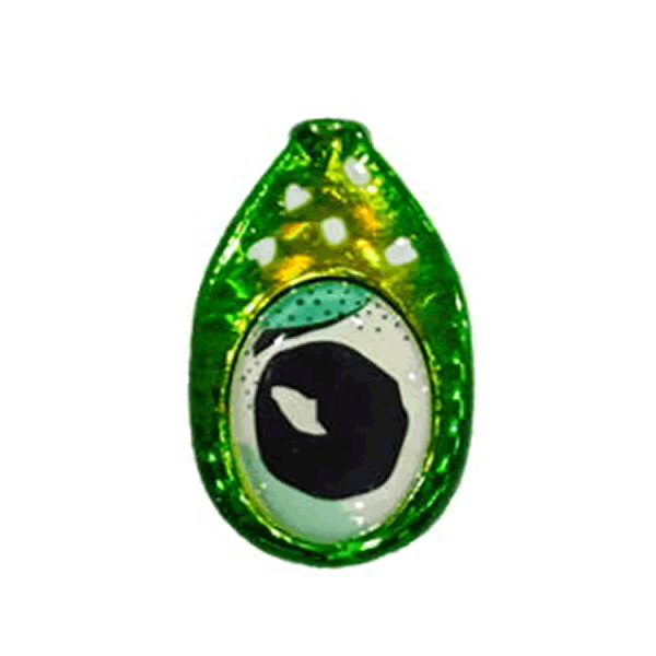 REAL FISHER IKA DAMA 30g GREEN GOLD GLOW saltwater fishing lure