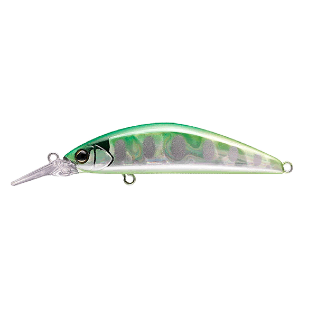 TIMON TRICOROLL GT 56MD-F 56mm : 4.3g Floating FLASH GREEN BACK freshwater fishing lure