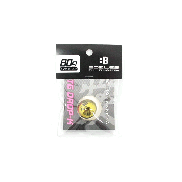 BOZLES TG DROP K 80g GOLD GLOW saltwater fishing lure