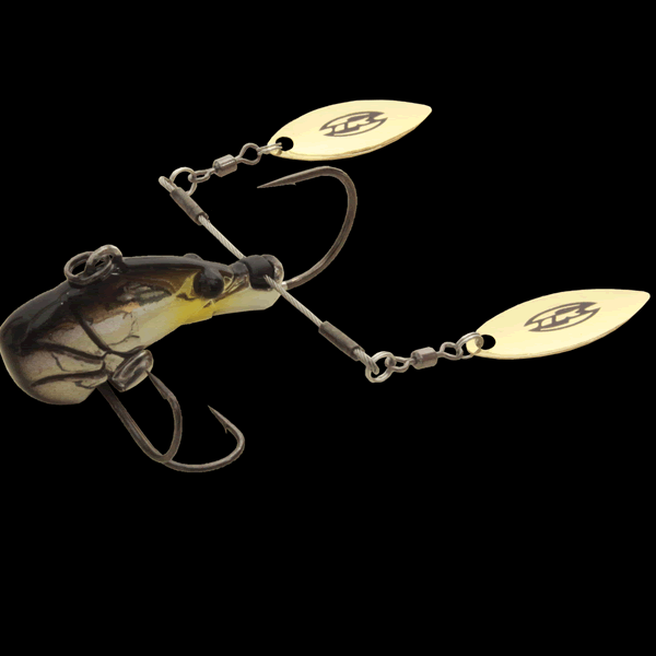 IMAKATSU METAL CRAW SPIN 9g #MC-010 SILVER CLAW