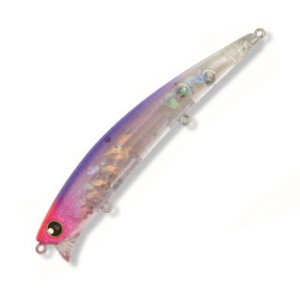 LONGIN FRANKY Length: 145mm / Weight: 37g Floating S041CM Clear Purple Glitter (Clear Magma)