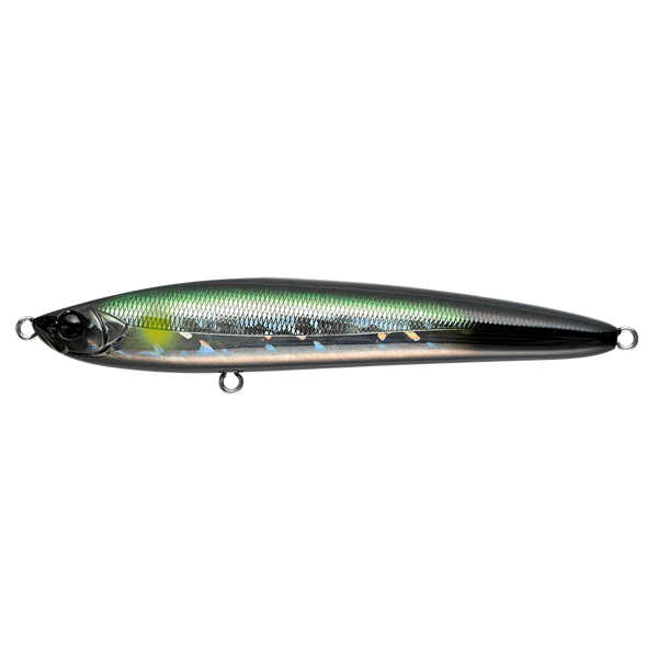 APIA BALEINE 125F 125mm : 22g Floating #07 BLACK SILVER SCENTED FISH saltwater fishing lure