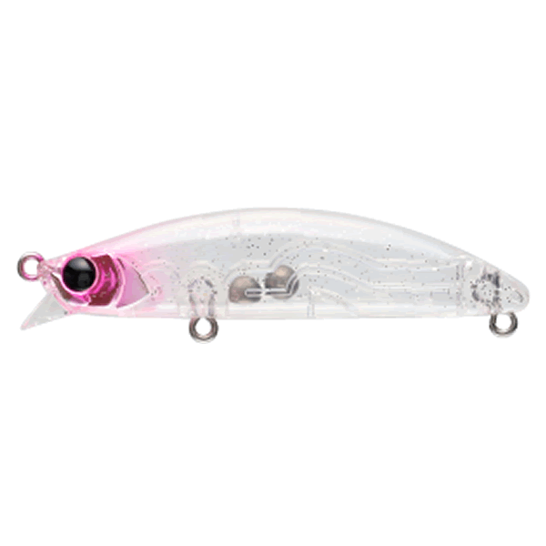 APIA DOVER 70 SS 70mm : 10g Slow Sinking #08 PEACH CLEAR RAME saltwater fishing lure