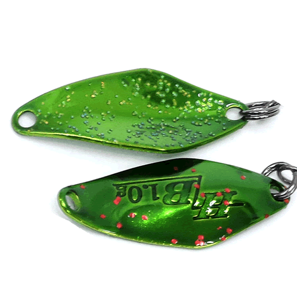 VALKEIN HI BURST 1.0g AJM9 METALLIC GREEN RED GLITTER/METALLIC GREEN HOLORIUM LAME