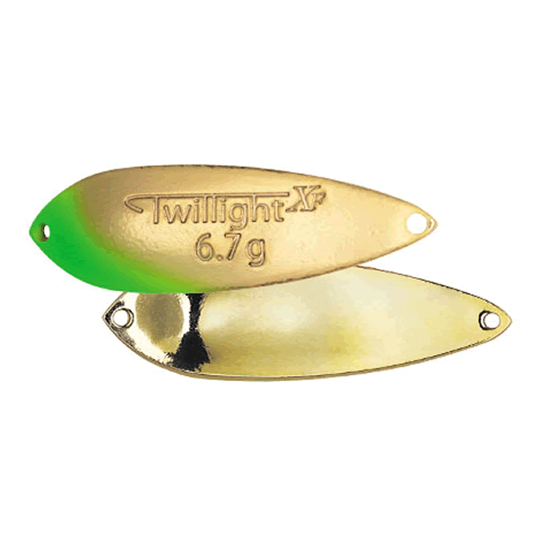 VALKEIN TWILIGHT XF 6.7g No.10 FLUORESCENT GREEN GOLD/GOLD