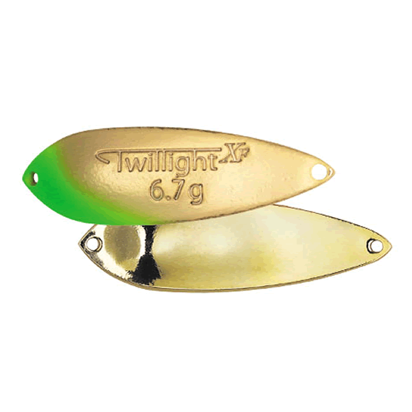 VALKEIN TWILIGHT XS 5.5g No.10 FLUORESCENT GREEN GOLD/GOLD