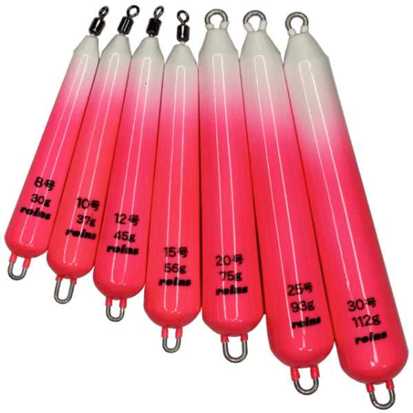 reins DEEP AJING SINKER #15 - 56g (1 pce/pack) PINK GLOW fishing terminal tackle