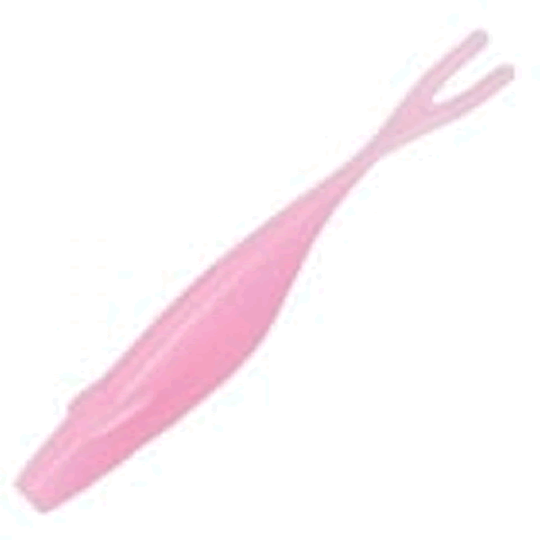 reins AJI MATA SHAD 2.5" 62mm (10 pcs/pack) 105 GLOW BUBBLEGUM saltwater fishing lure