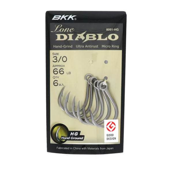 BKK LONE DIABLO #9/0 (3pcs/pack) UA - Britannic Trade