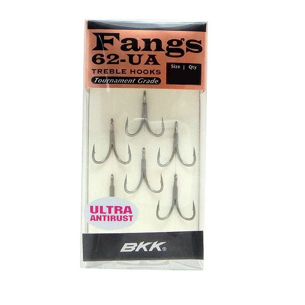 BKK Fangs-62 UA #6 (6pcs/pack) UA fishing terminal tackle