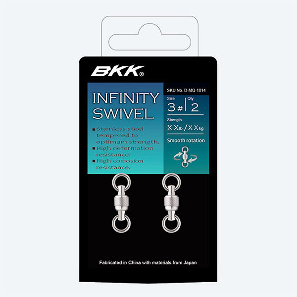 BKK STAINLESS BB SWIVEL #3 (2 pcs/pack)