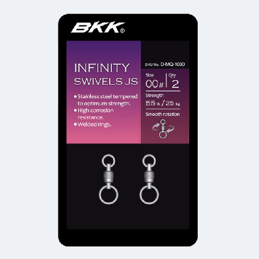 BKK STAINLESS BB SWIVEL JS #4 (2 pcs/pack) fishing terminal tackle — photo 2