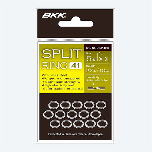 BKK SPLIT RING-41 #2 (20 pcs/pack) fishing terminal tackle — photo 2