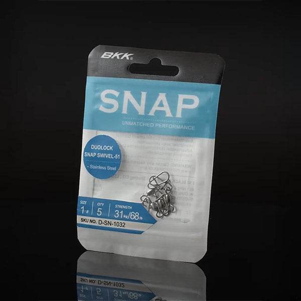 BKK DUO LOCK SNAP SWIVEL-51 #1 (5 pcs/pack) - Britannic Trade