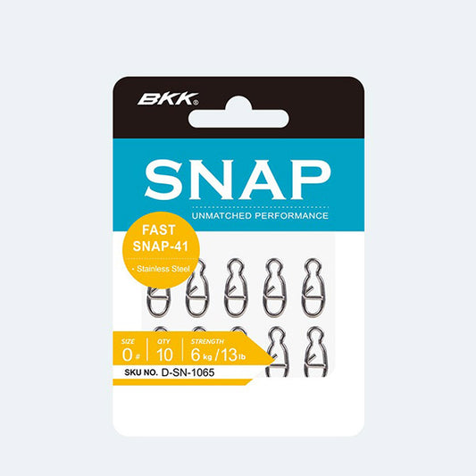 BKK FAST SNAP-41 #3 (8 pcs/pack) fishing terminal tackle — photo 2