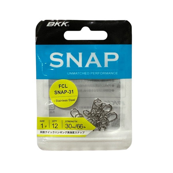 BKK FCL SNAP-31 #00 (12 pcs/pack) fishing terminal tackle