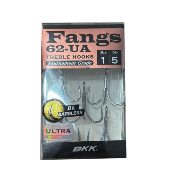 BKK Fangs-62 BL UA #4 (6pcs/pack) UA fishing terminal tackle