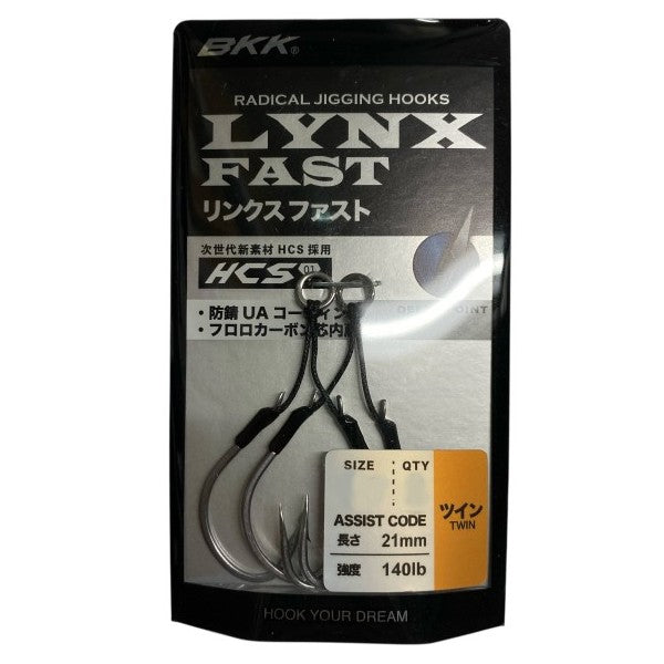 BKK LYNX-FAST 67 TWIN UA #3/0 (2 pcs/pack) UA