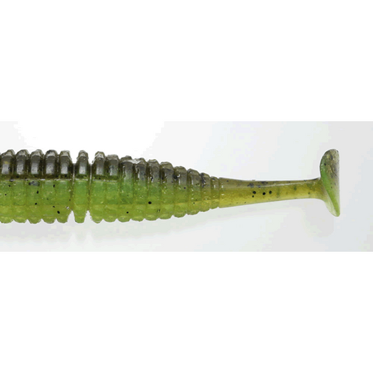 issei CARAMEL SHAD 3.5" (8 pcs/pack) #10 GURIPAN/CHART