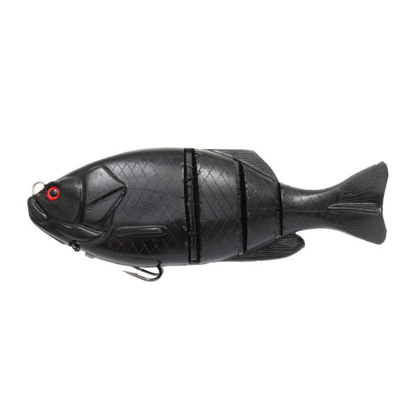 issei GILL FLAT SWIMMER 145mm : 58g #17 BLACK freshwater fishing lure