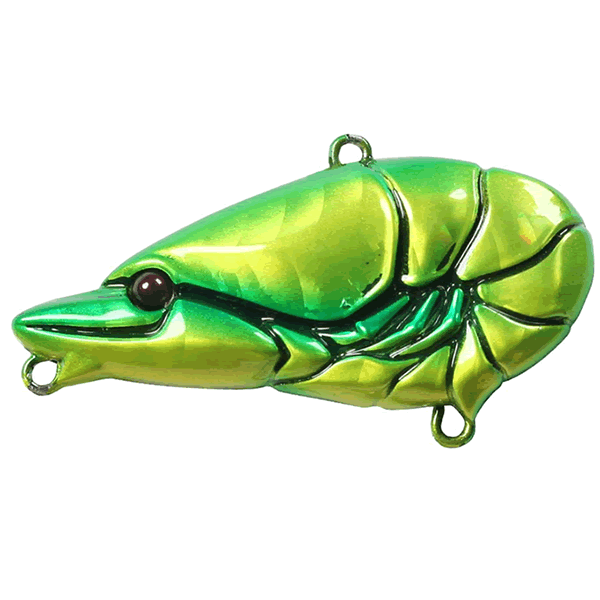 issei G.C. MICRO ZARI VIB 40 40mm : 7g #02 GREEN CRAYFISH freshwater fishing lure