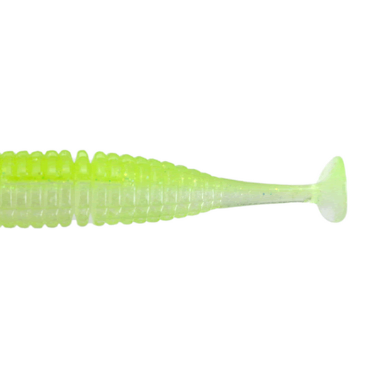 issei CARAMEL SHAD 3.5" (8 pcs/pack) #58 NATURAL CHART(NS)