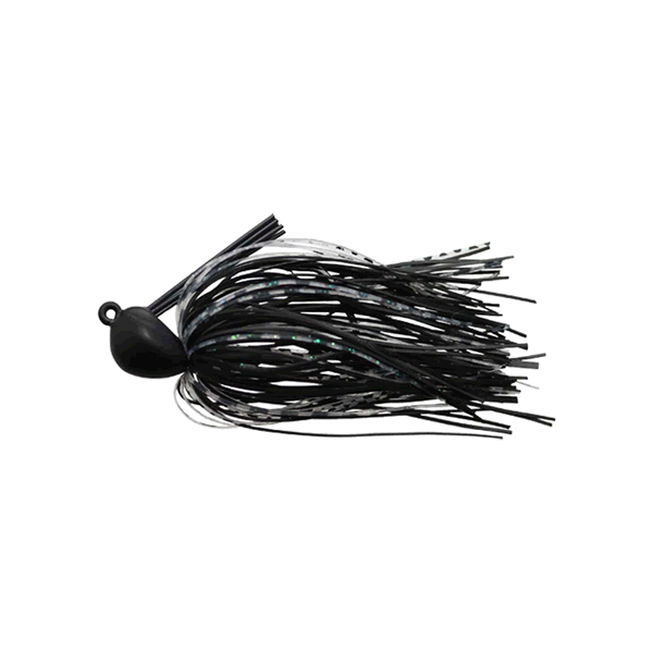 issei AK RUBBER JIG Jr. 7g #14 BLACK SHINER freshwater fishing lure