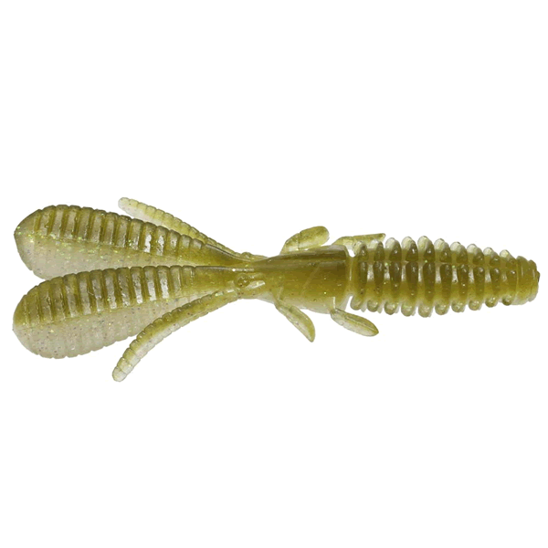 issei POWER BIBIBI BUG 3.5" (5 pcs/pack) #57 WEED SHAD freshwater fishing lure
